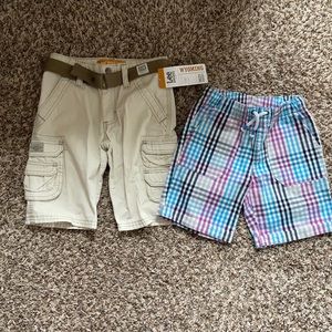A set of toddler boy shorts
